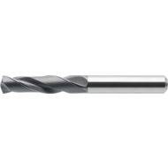 High-performance drill bit, solid carbide 3xD Ø1.00 mm, HA, UNI Pro TiAlN
