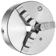 3-jaw universal lathe chuck, 315mm, cast iron, DIN 6350, one-piece jaw