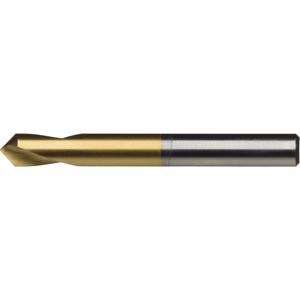 NC spotting drill HSS-Co5 90° Ø3mm (steel/stainless steel/non-ferrous) TiN