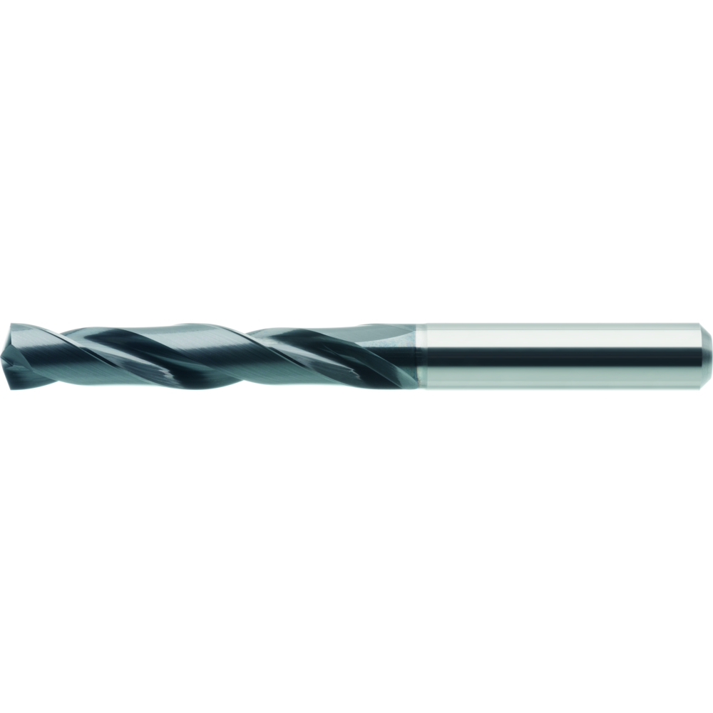 High-performance drill bit, solid carbide 5xD Ø1.00 mm, HA, UNI Pro TiAlN