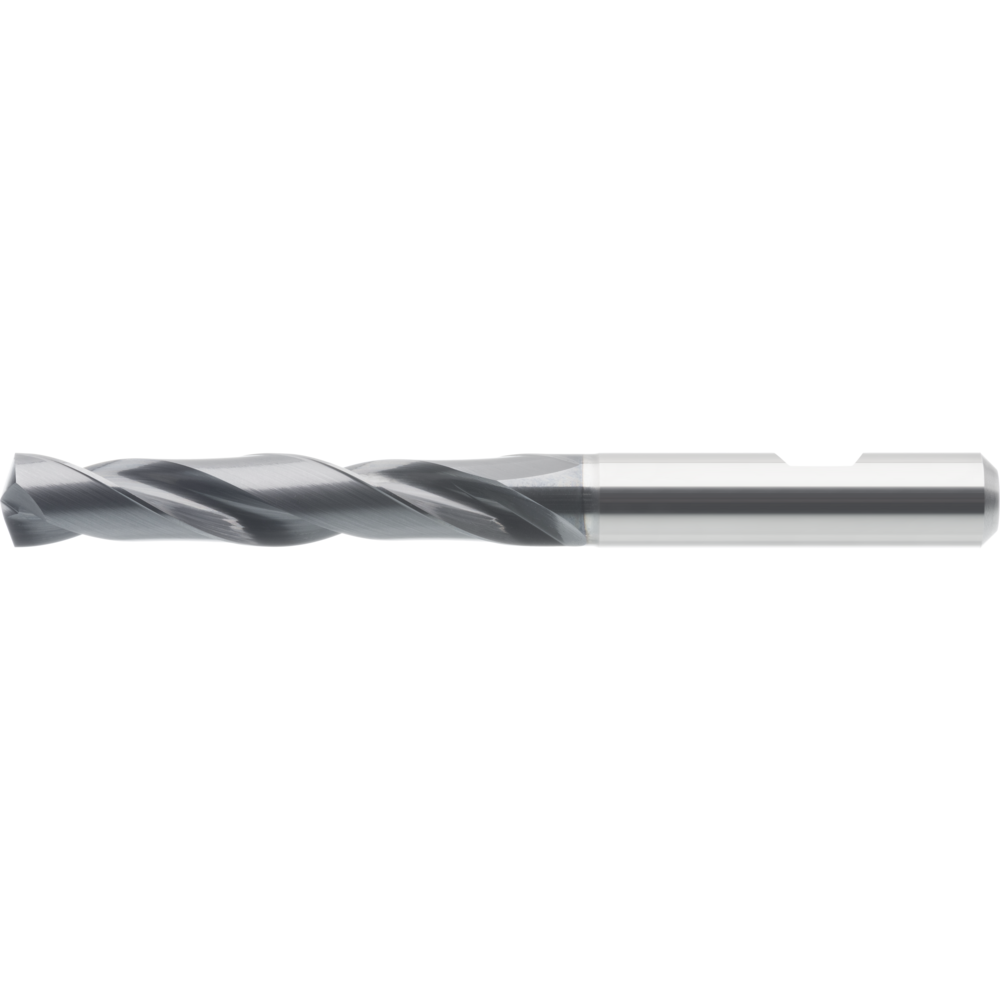 High-performance drill bit, solid carbide 5xD Ø3.50 mm, HB, UNI Pro TiAlN