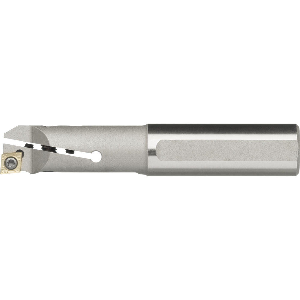 Precision boring bar, adjustable, Ø10-12mm (1xCC..0602..) Weldon Ø10mm