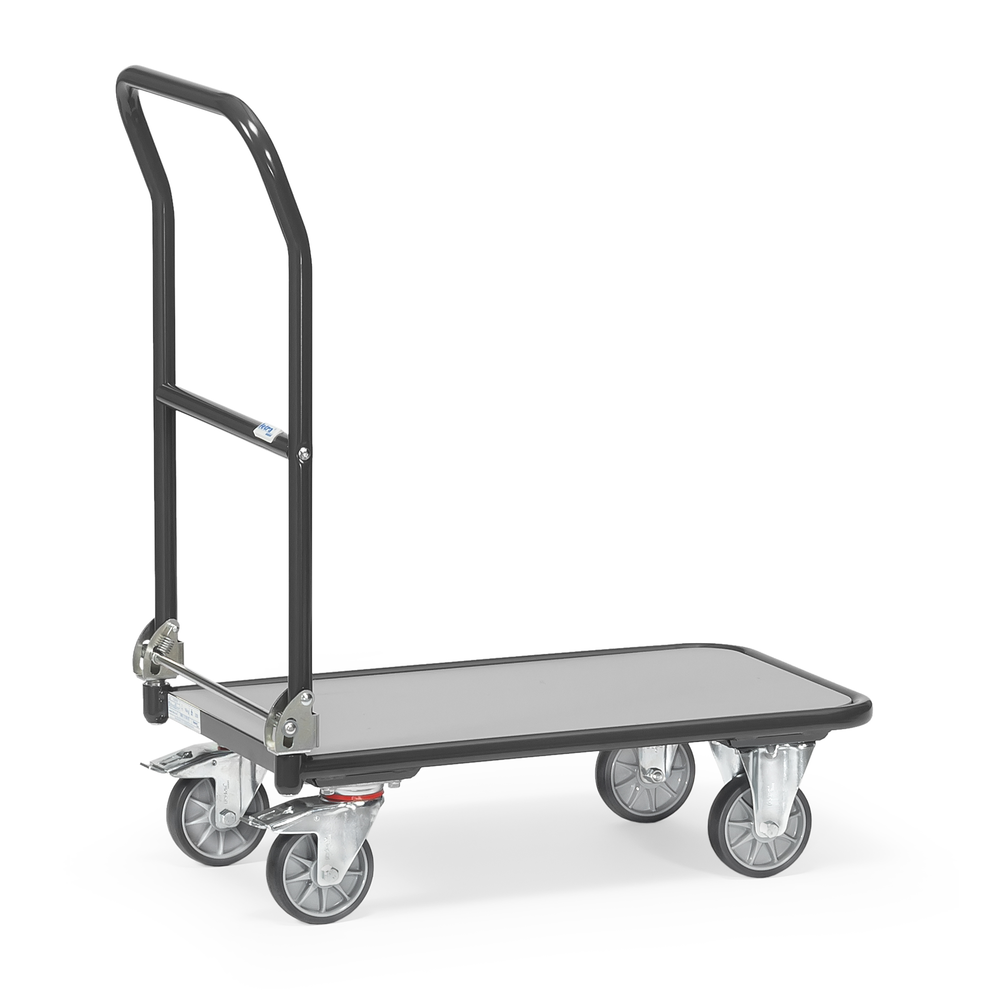 Folding trolley 720x450 mm, supported load 250 kg, RAL7016