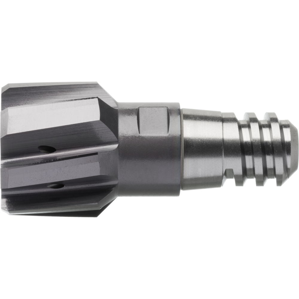 Ex. head reamer, SC, sz. 6 Ø10 mm H7 with IC radial, TiAlN (VA), Wr. width 6