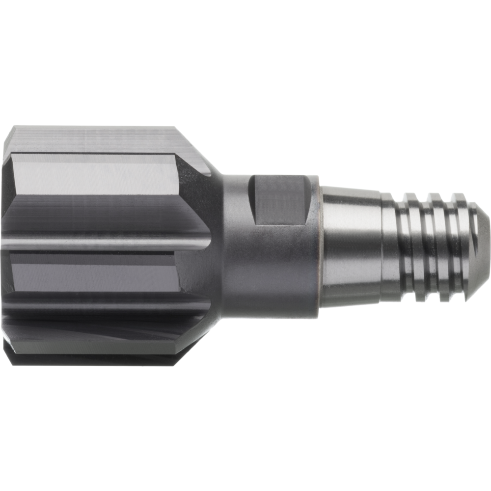 Ex. head reamer, SC, sz. 6 Ø10 mm H7 with IC axial, TiAlN (P, K), Wr. width 6