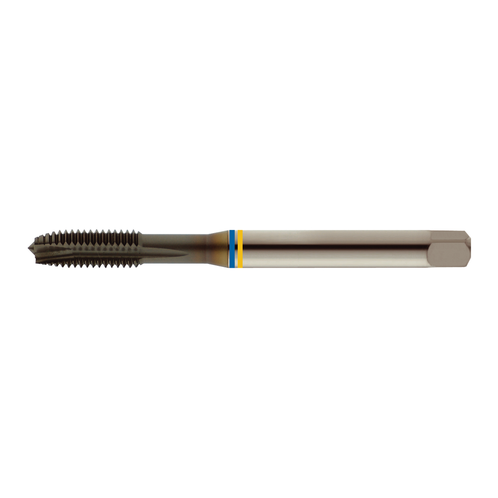 Machine tap HSS-E PM DIN371C, M3 through-hole TiCN