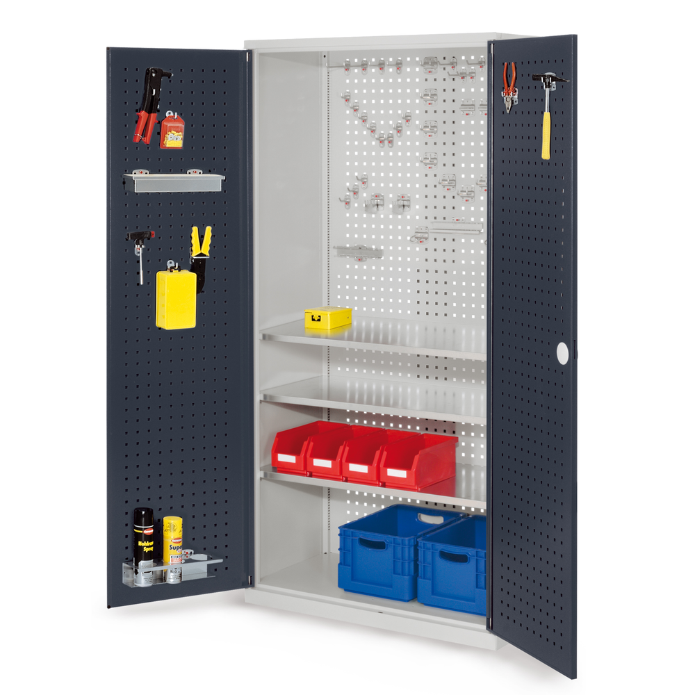 RasterPlan Werkzeugschrank Mod 6 500 H1950 x B1000 x T500 mm RAL 7035/7016