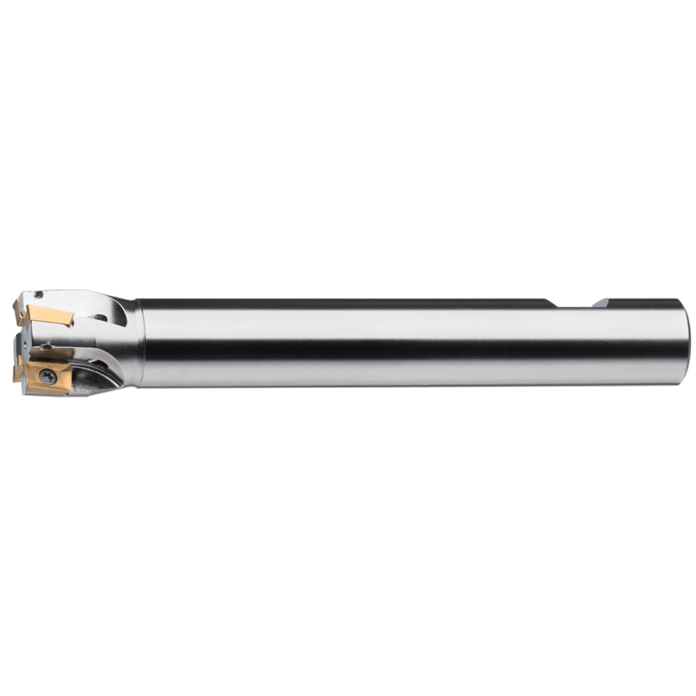 End milling cutter 90° 10x150mm, shank 16mm, for 1 indexable insert AP..1003
