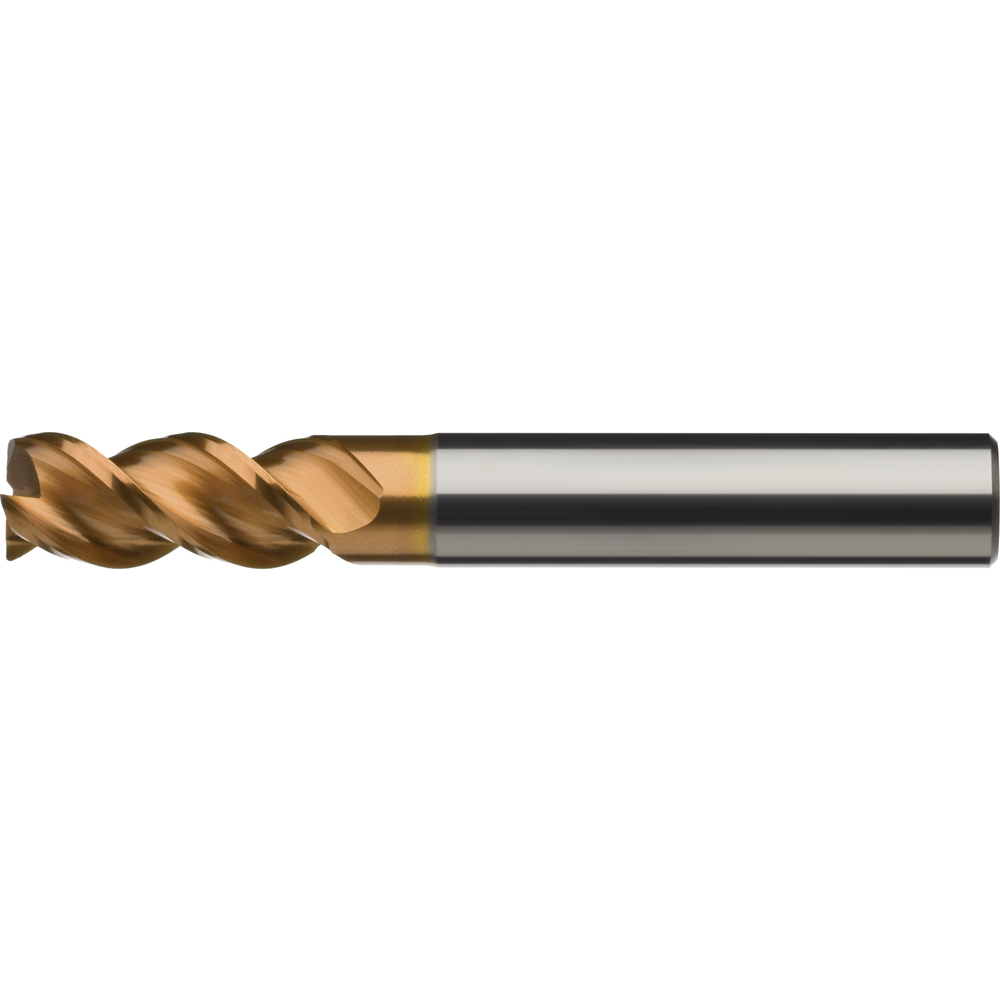 Solid carbide aluminium torus cutter 5x0,5mm, L2=18mm Z=3 HA, ZrCN Ultra-N