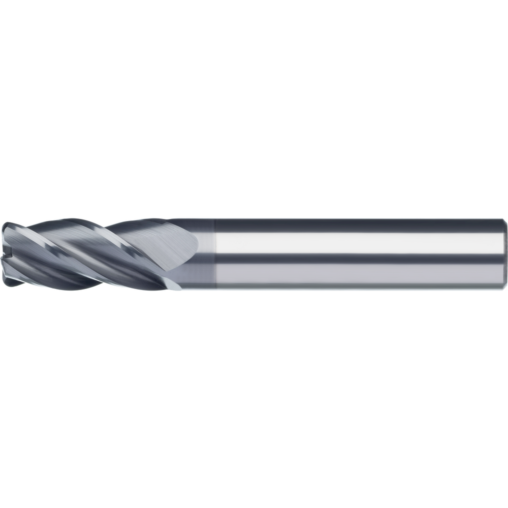 Solid carbide torus cutter 35°/38°, UT, 4mm, R=0,3mm, clear. Z=4 HB Ultra-MS