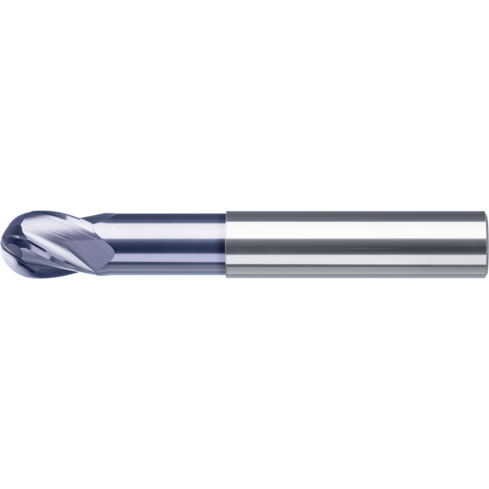 Solid carbide radius milling cutter 30° 3mm, Z=4 RockTec RockTec-52