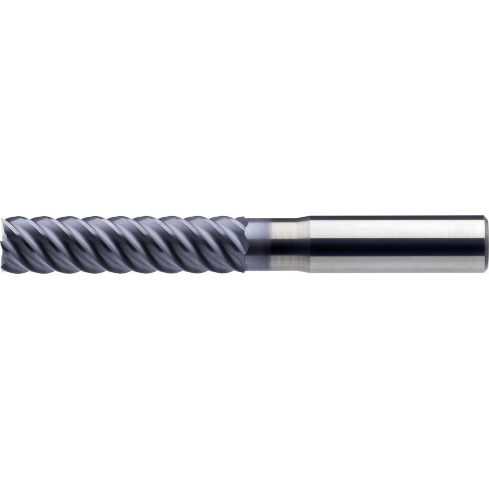 Solid carbide multi-flute milling cutter 50° 3mm, Z=6 long, RockTec-52