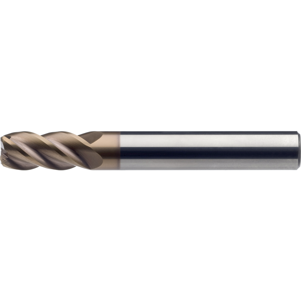 Solid carbide torus cutter 40° 8mm, R=1,0mm, Z=4 RockTec-65