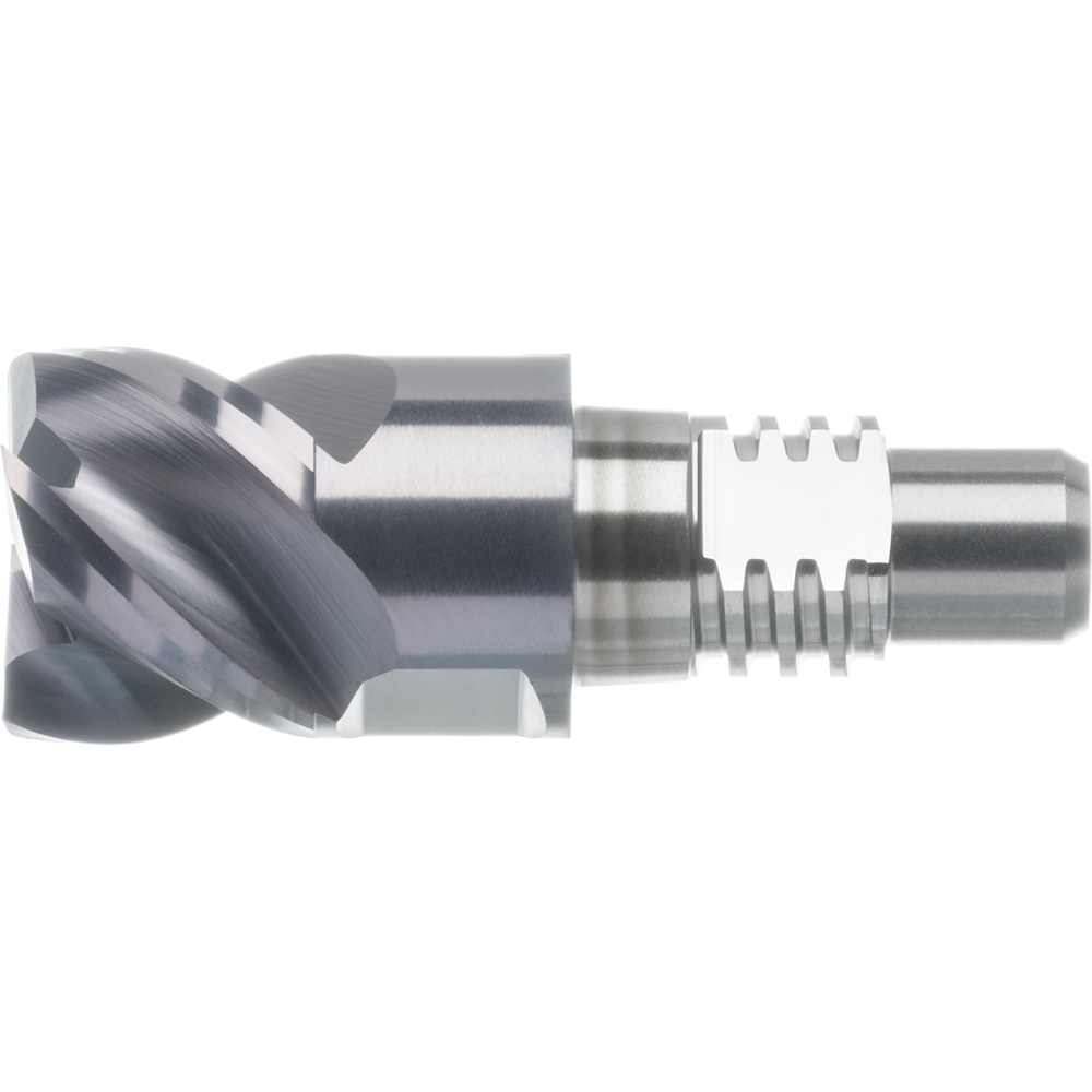 Solid carbide exchangeable head 45° size 20 Ø10 4S. TiAlN