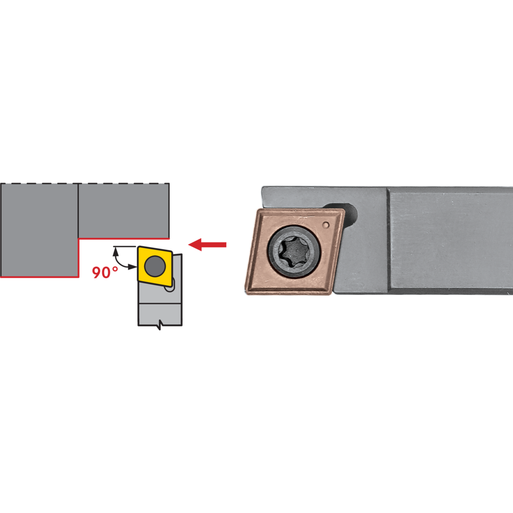 Clamp mounting SCAC-L 0808 X06-A, 90°, for CC..0602..