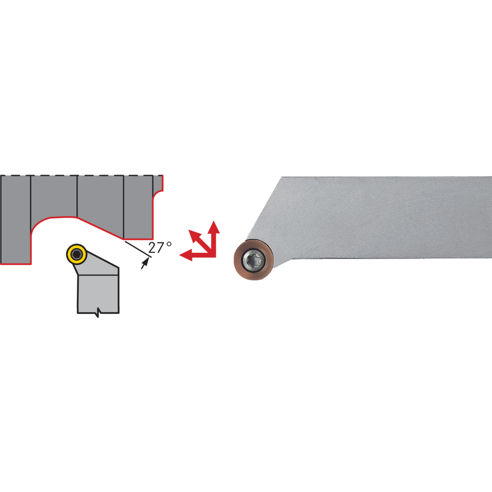 Clamp mounting SRGC-R 1616 H08, for RC..0803..