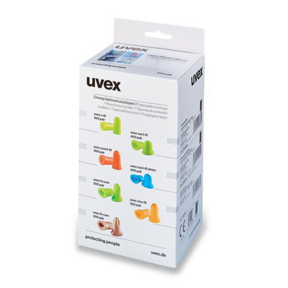 Einwegstöpsel uvex xtra-fit,o.Kord. Nachfüllbox,250Paa