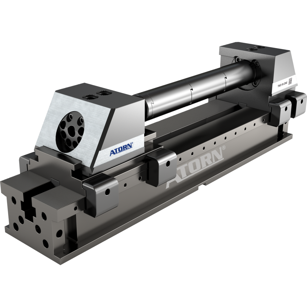 5-axis slide rail set 120 mm wide, 300 mm with 5-axis body, no jaws