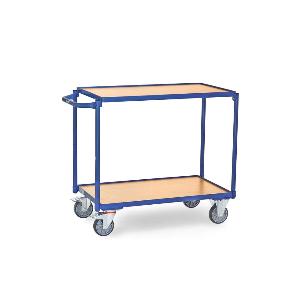 Table trolley 850x500mm 2 shelves, load capacity 250kg