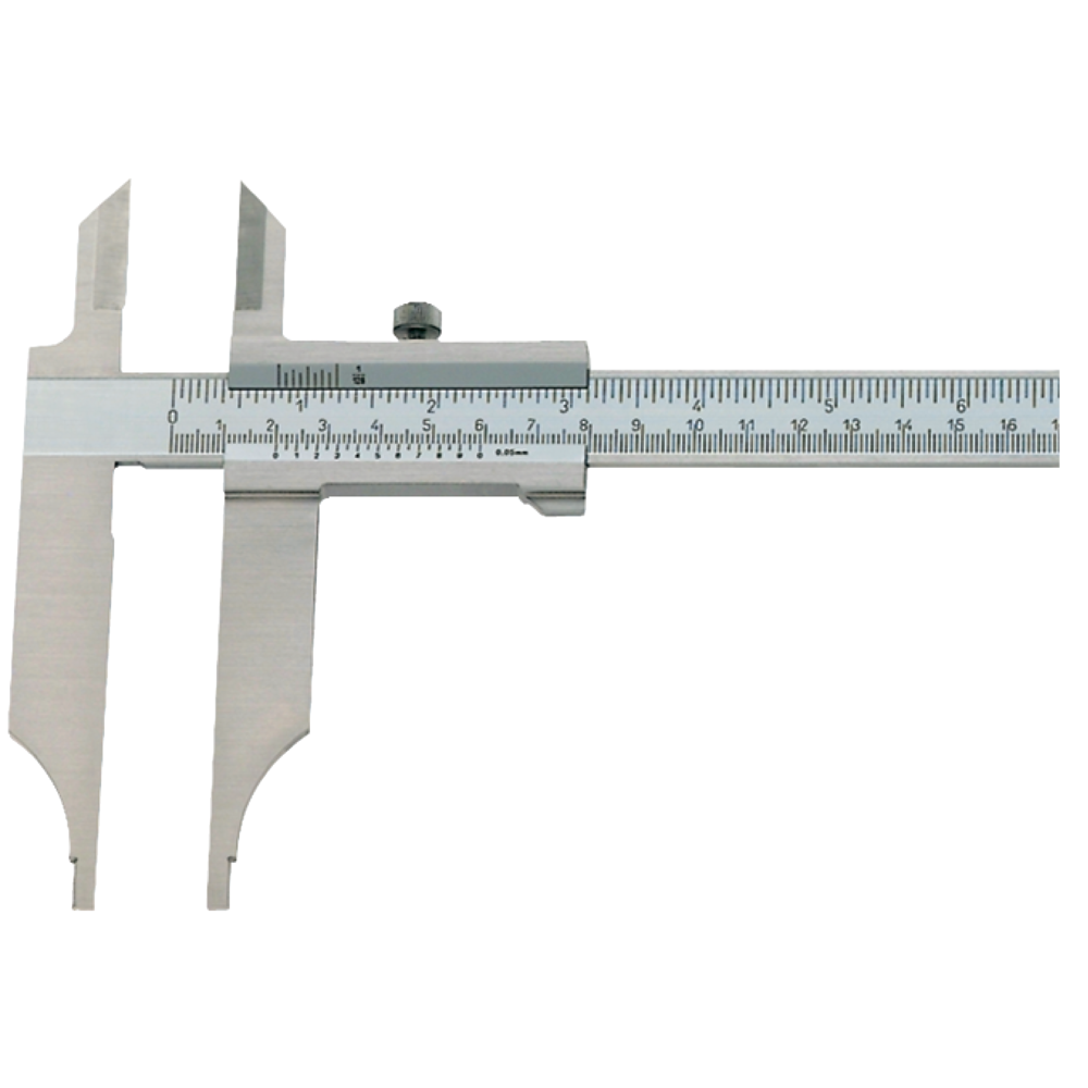 Workshop calliper gauge 300mm (0,05mm) w. blade tips, without fine adjustment