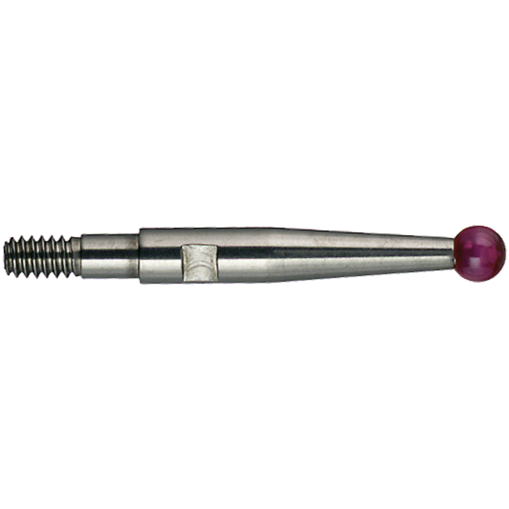 Measuring probe 2,0mm L=16,6mm thread M1,6, ruby ball