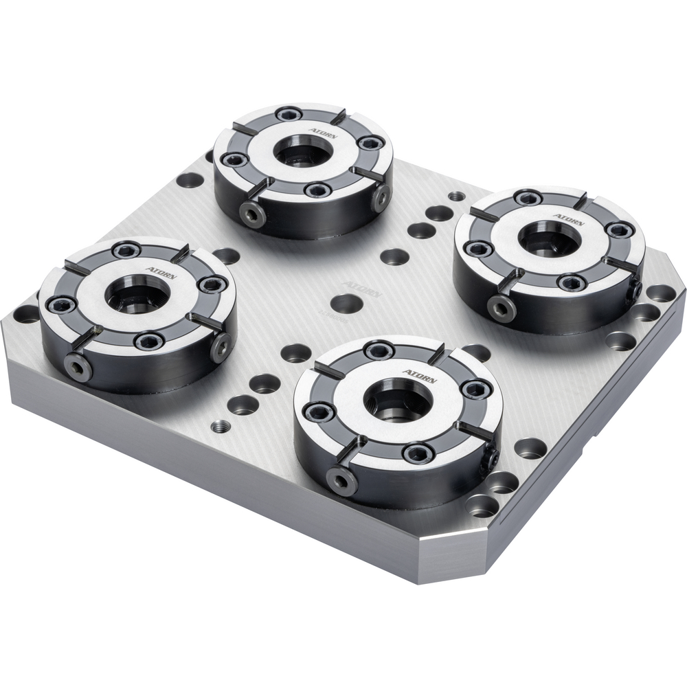 Zero point clamping system 4 clamping pots (H=72 mm)