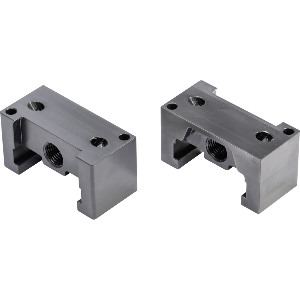 Base jaw set for centric clamping vice BB75