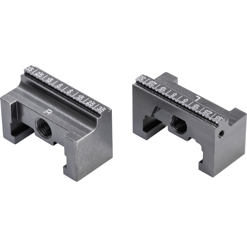 Jaws set with grip for jaw width 75mm