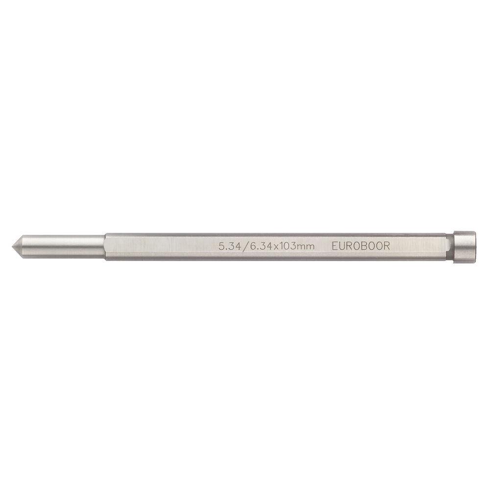 Ejector pin 6,35mm 12-60mm cutting depth 55mm core drill L=102mm