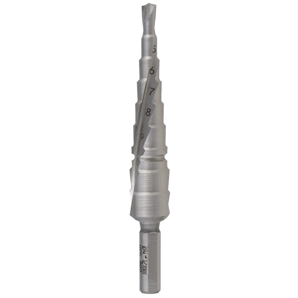 Step drill HSS No. 1, Ø4-12mm (steel/cast iron)