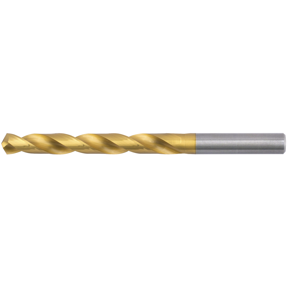 Solid carbide twist drill 5xD DIN338N 1mm TiN