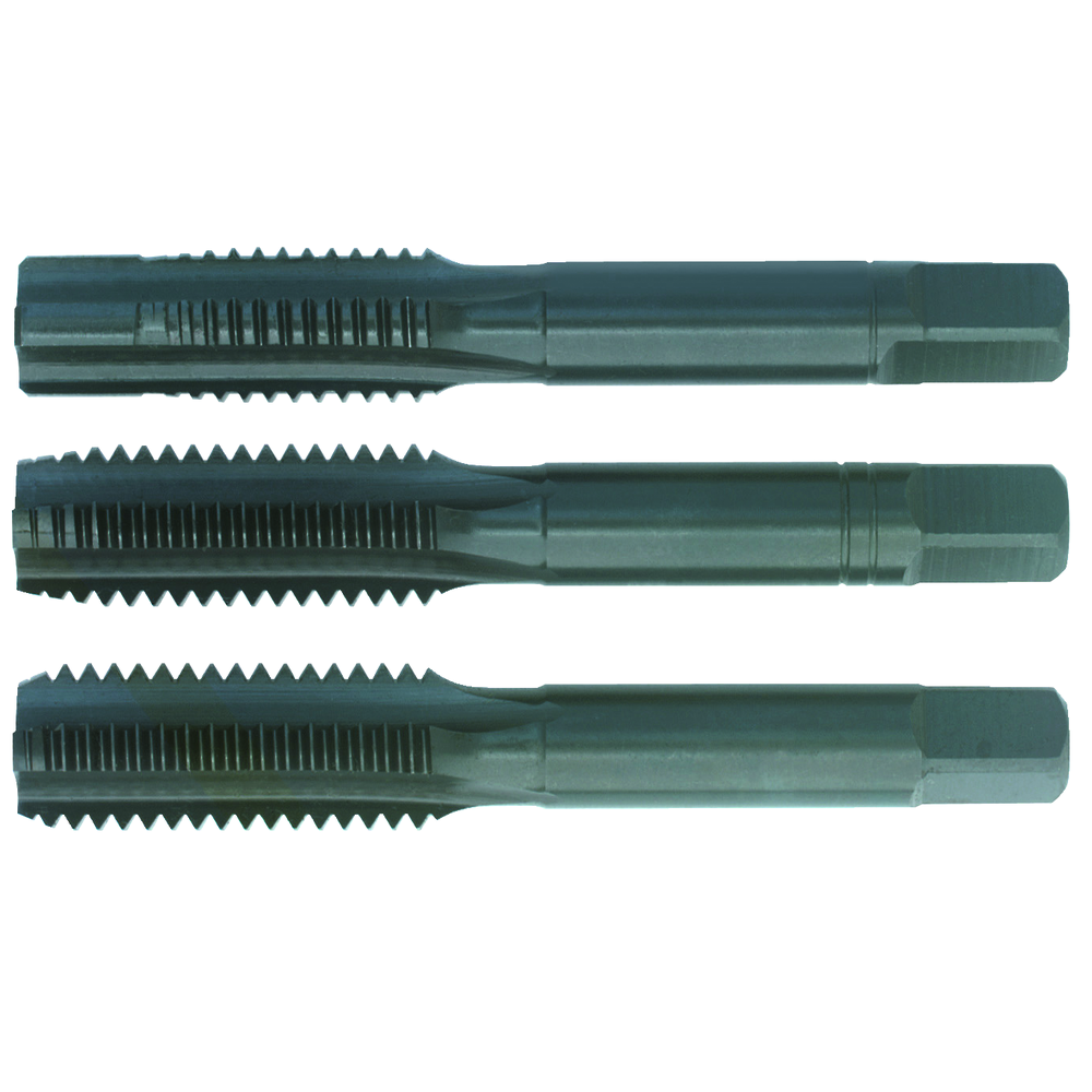 Hand tap HSS-E DIN352 set M4 blind/through-hole, vapour-treated