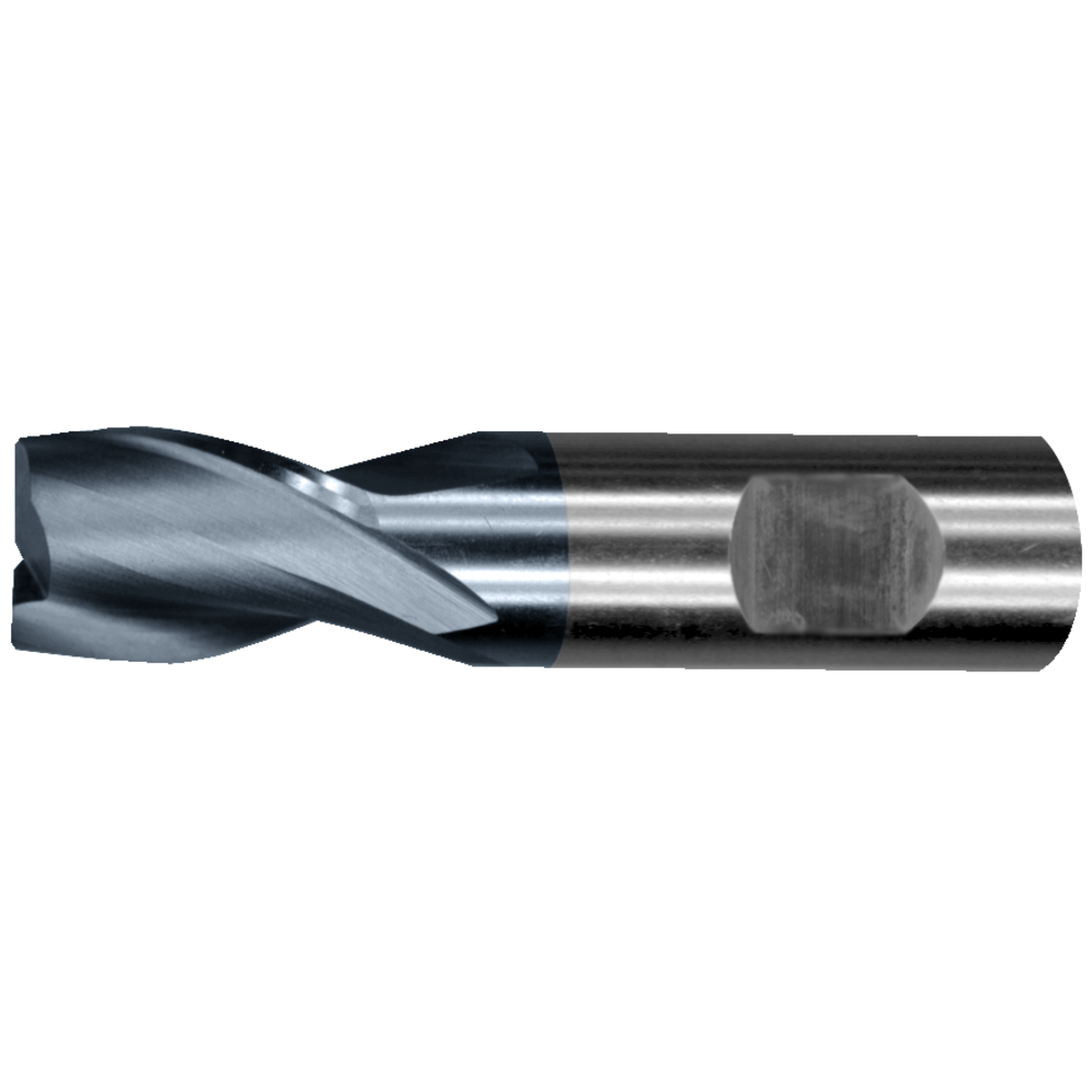 Slot drill HSS-E DIN327D 2mm Z=2 short, AlCrN