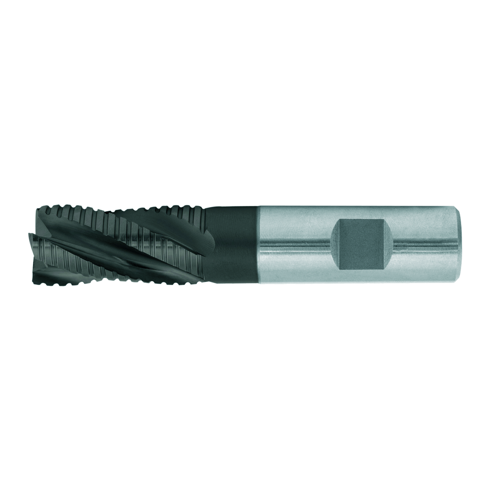 Roughing/finishing cutter HSS-E PM DIN844NF 6mm Z=4 short, TiAlN
