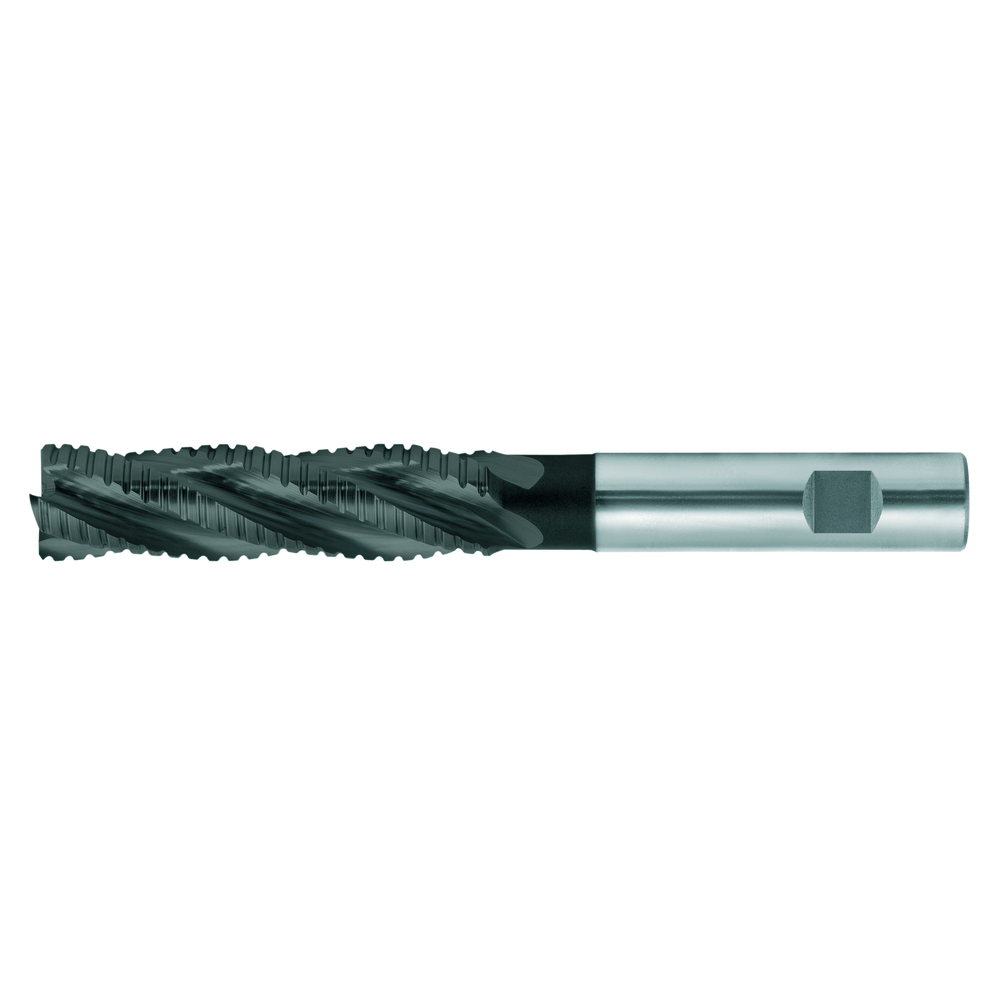 Roughing/finishing cutter HSS-E PM DIN844NF 6mm Z=4 long, TiAlN