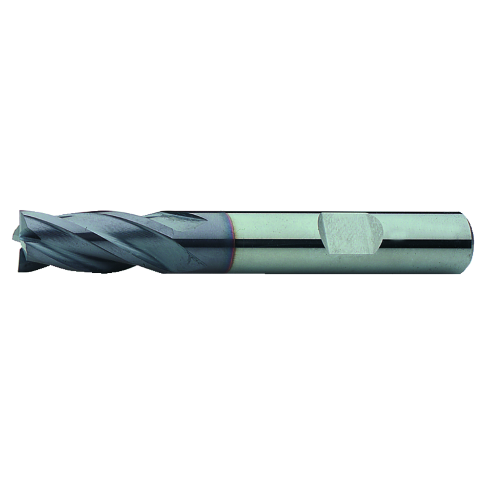 Solid carbide end milling cutter 3mm Z=4 short, HB, TiAlN