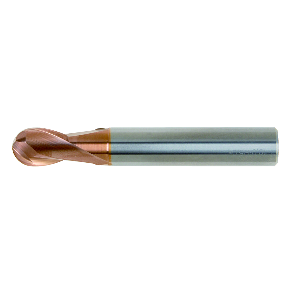 SC radius milling cutter 30° 3mm (steel/hard/cast iron) Z=2 HA TiAlN-Ultra