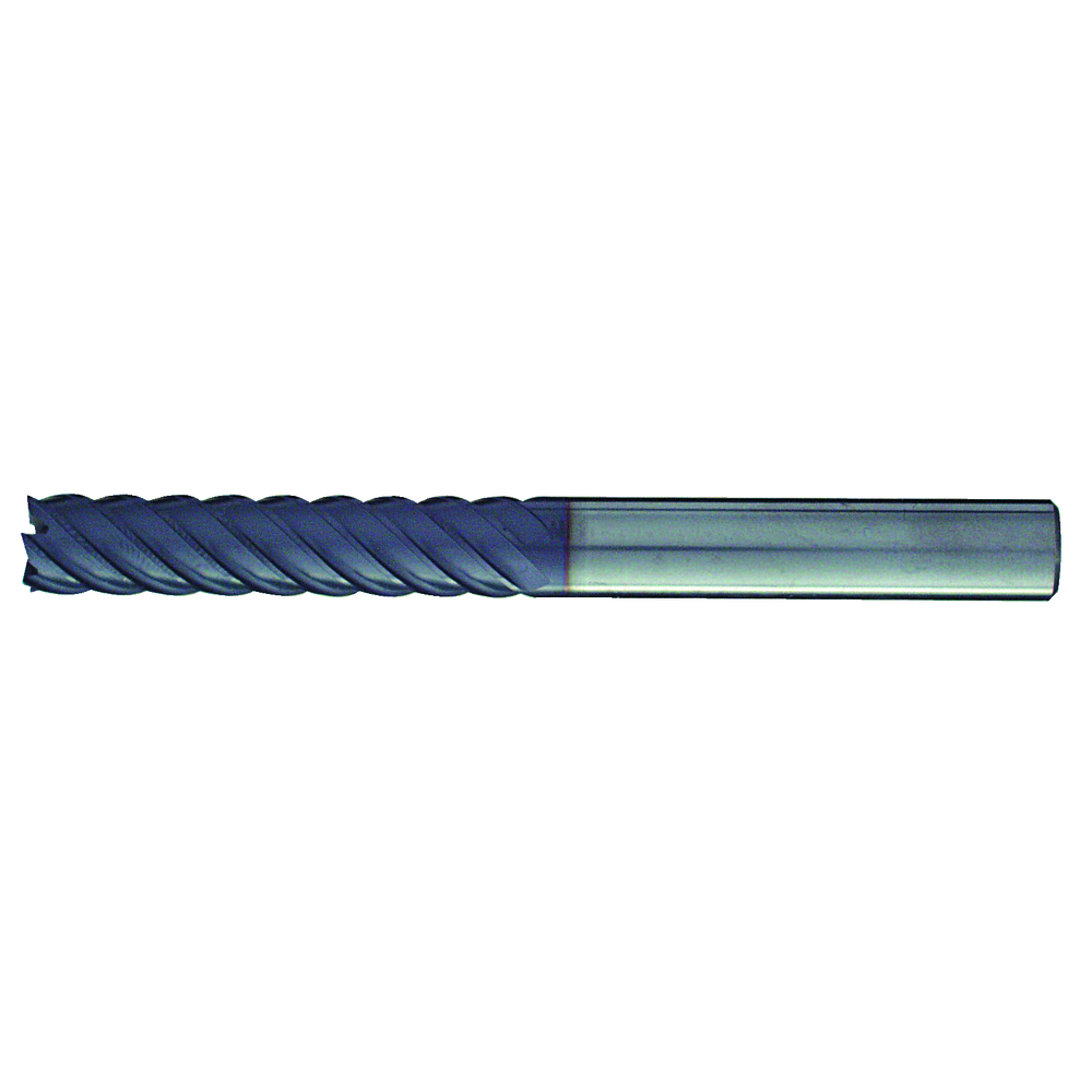 Solid carbide end milling cutter 45° 6mm Z=6 XL HA, TiAlN