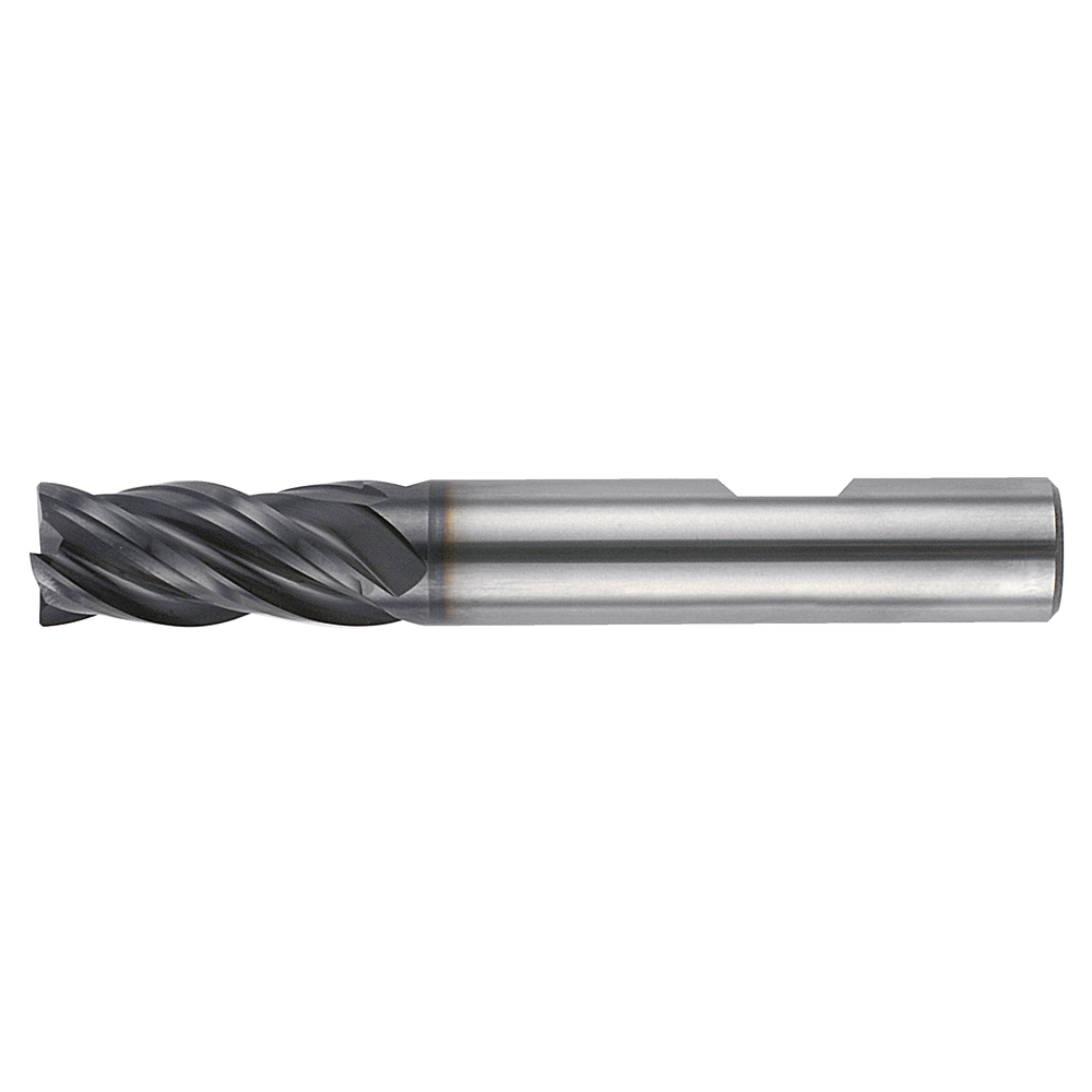 End milling cutter SC 35°/38° 10 mm Z=4 HB, TiAlN