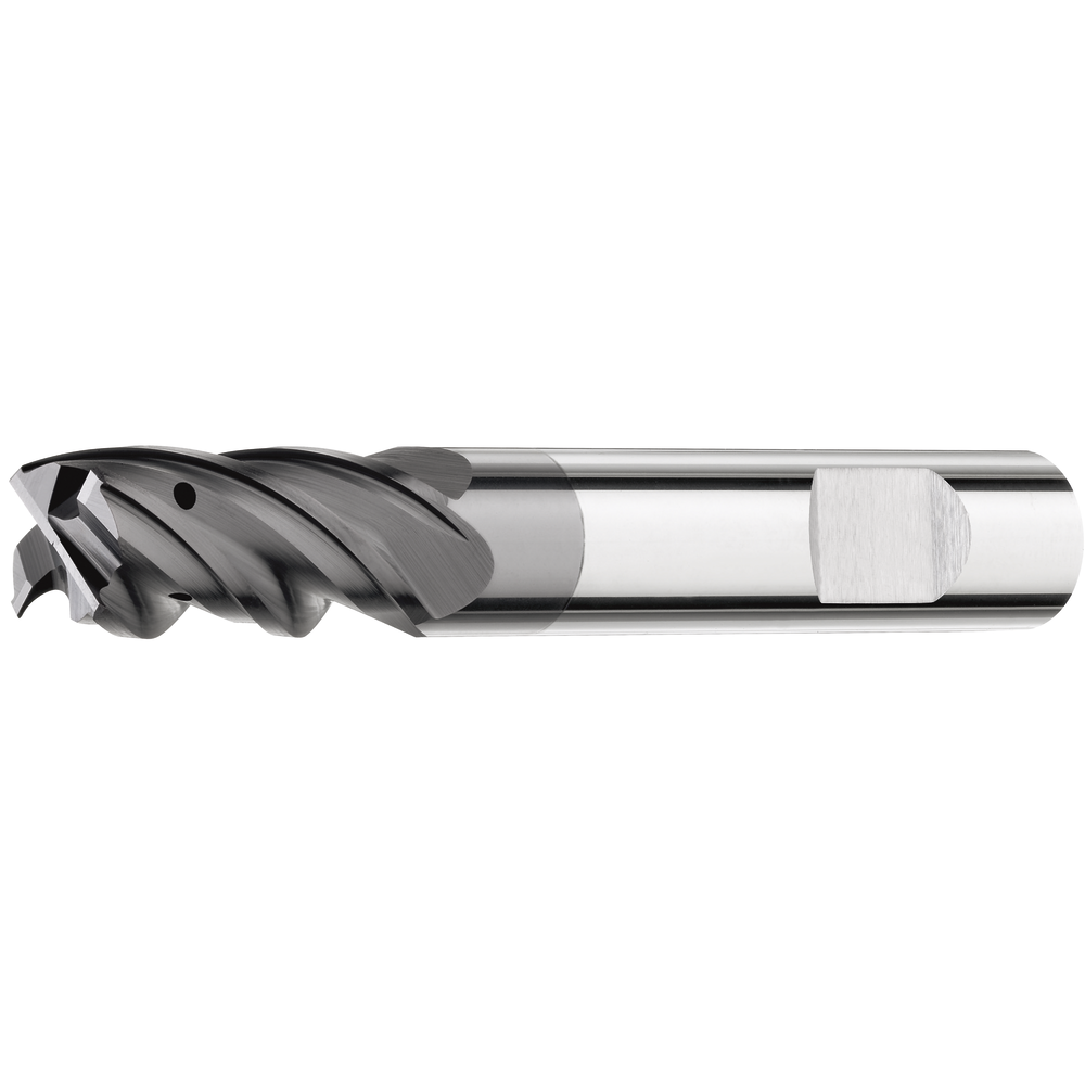 Solid carbide end milling cutter 35°/38° 6mm Z=4 HB IC, TiAlN