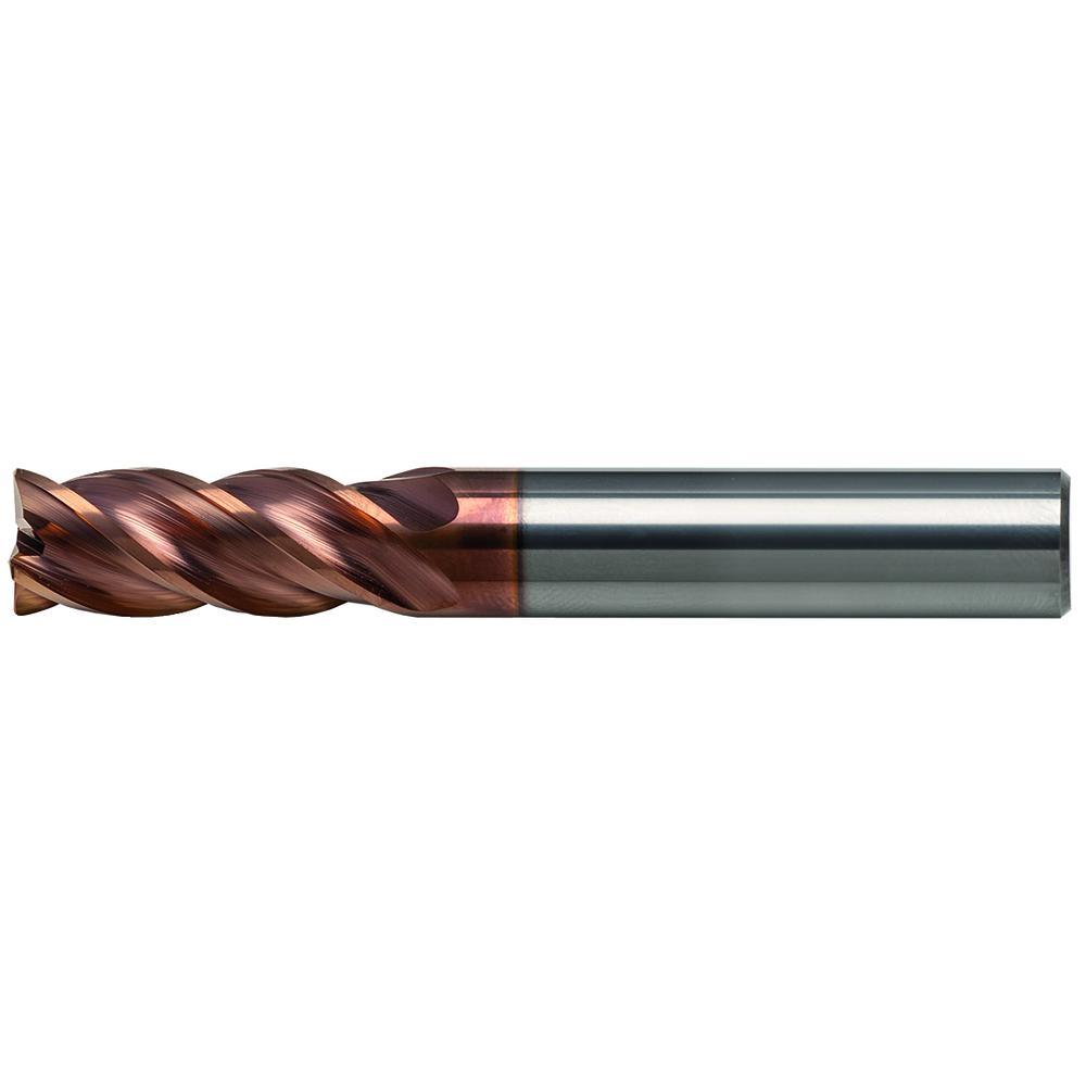 Solid carbide roughing cutter 4mm R=0,2mm Z=4 HA, TiAlN