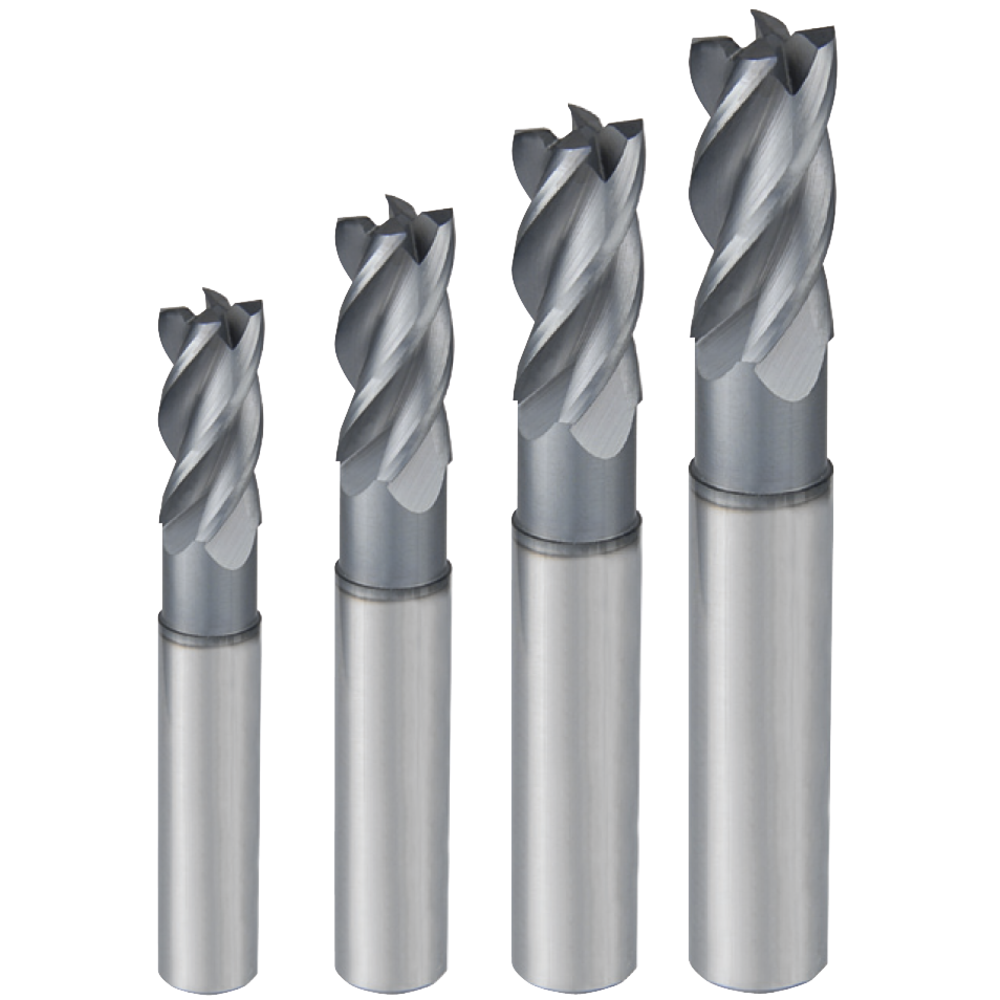 End milling cutter set, solid carbide 35°/38°, UT, 6-12 mm, cl. Z=4 HA, Ultra MS