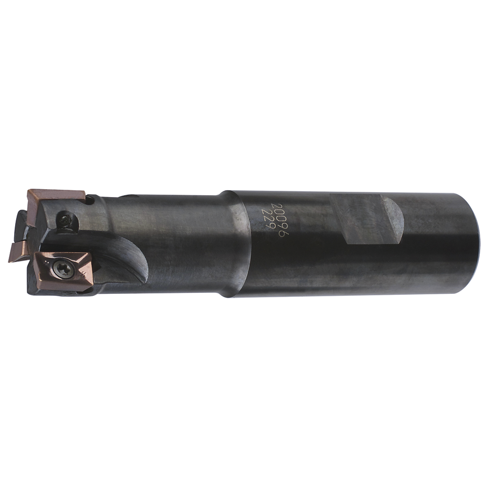 End milling cutter 90° 16x85 mm, shank 16 mm, for 2 x AP..1003