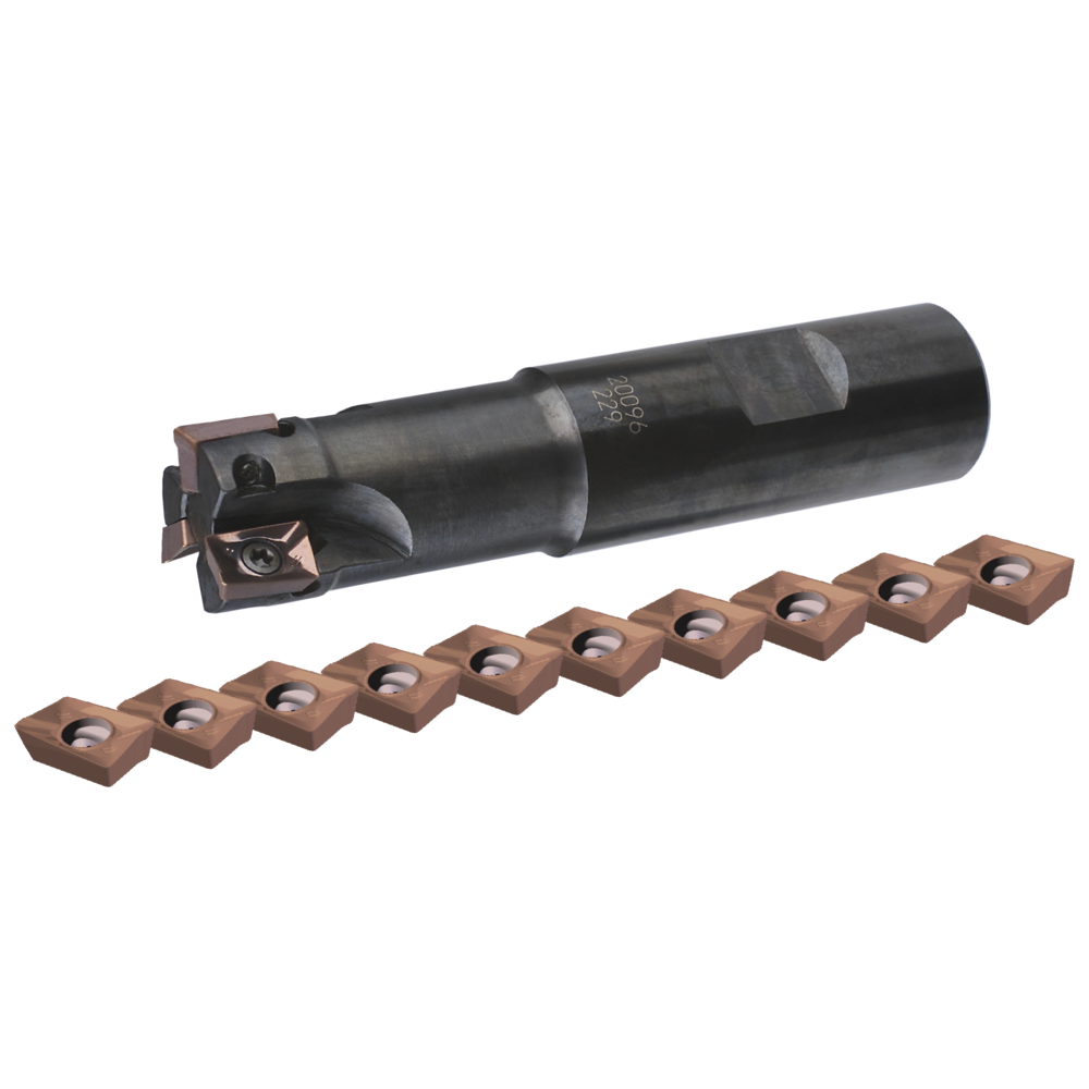 Schaftfräser 90° 20x90mm, inkl. 20 x APMT 1003-PDER-M SC4635