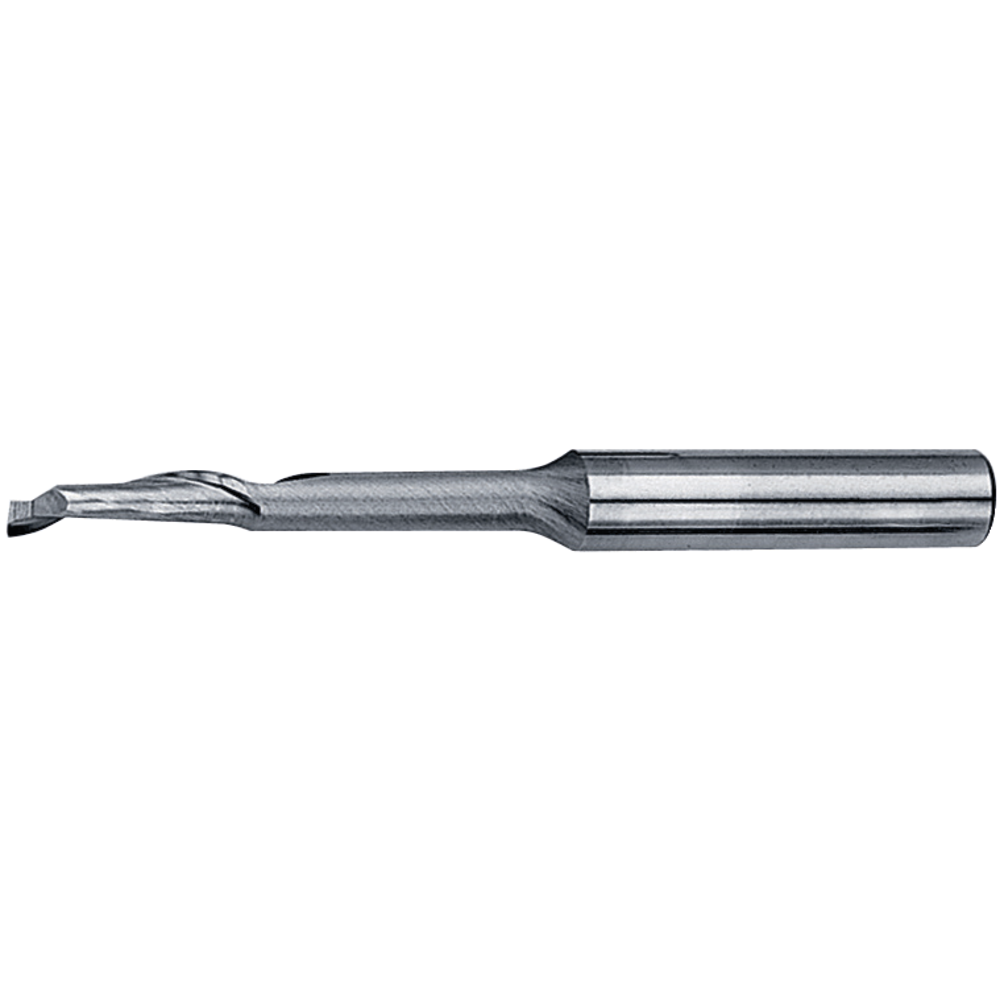 Single-blade end milling cutter 30° long HSS-E 4mm Z=1 HA