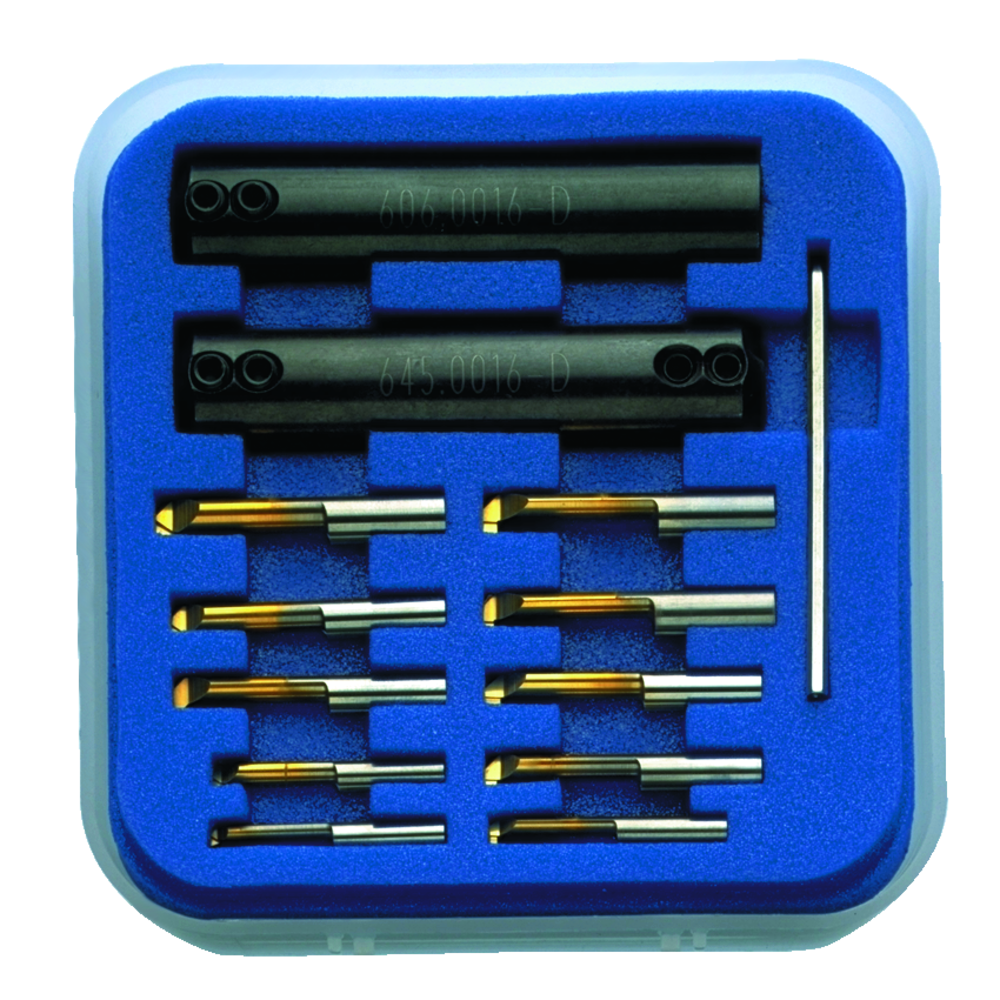 Mini-børe cutting tool set no. 1 internal turning/recess turning/chamfering