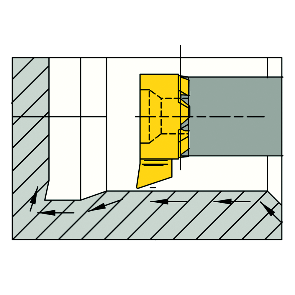 Cutting insert RS08.1846.02 carbide turning/copying Apmax=0.6/Dmin=7.8 mm AL41F