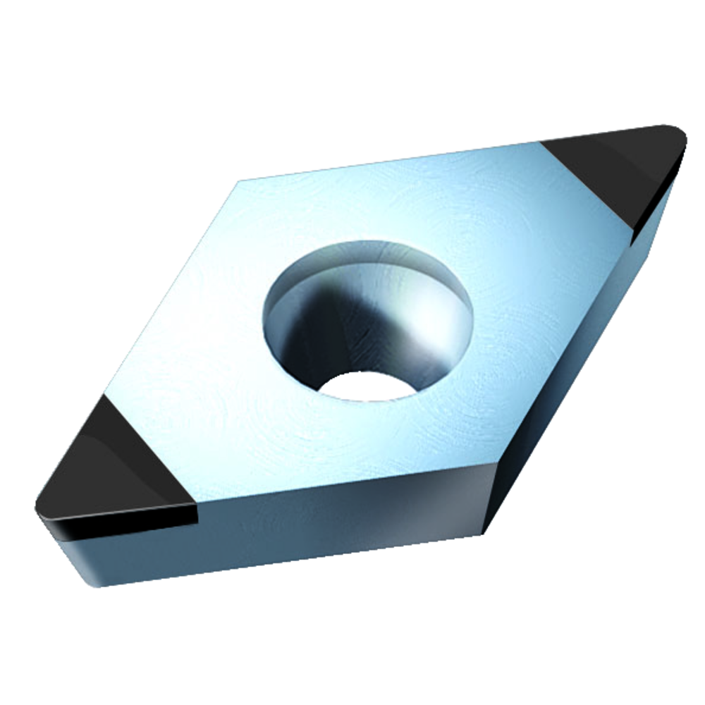 CBN turning insert DCGW 11T304-2MC/S SBC-25C G chamfered, sandwich-type
