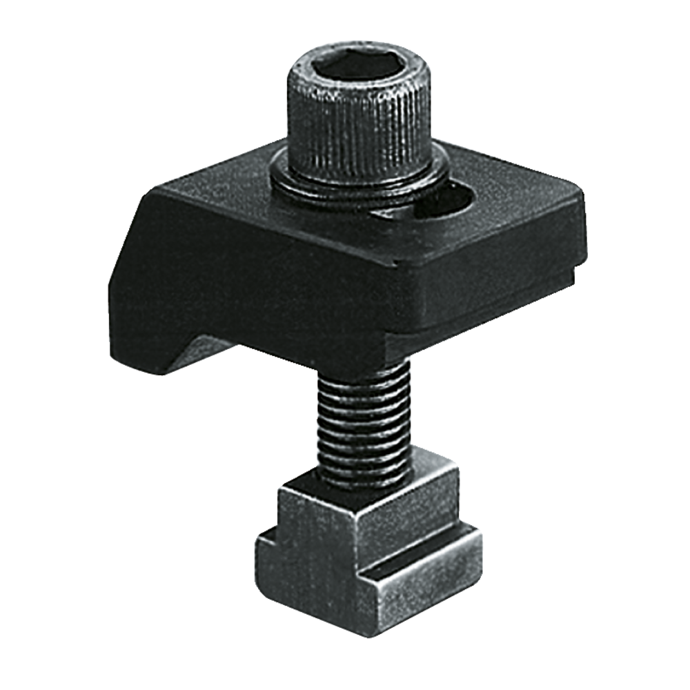 Clamping claw incl. T-slot screw M16x65 and nut for T-slot 22mm