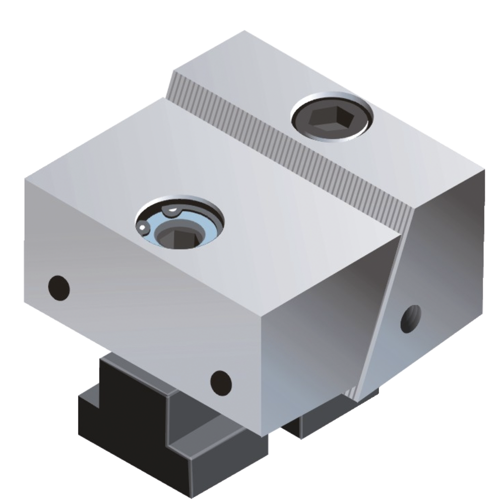 Movable jaws for multi-clamping fixture BB 50mm, smooth